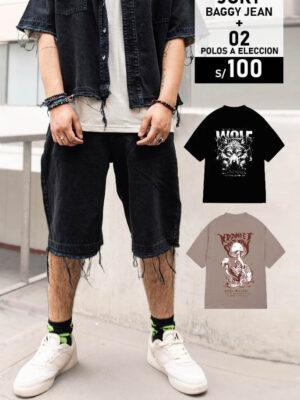 Pack Jort jean baggy + 02 Polo a elección I