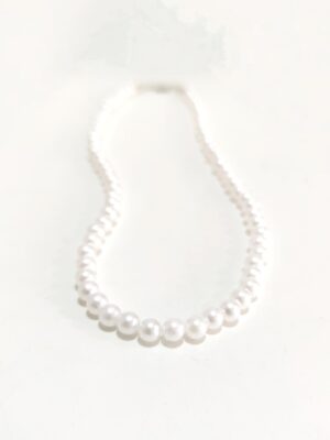 Collar perla Bl/ unisex