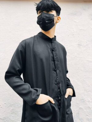 Jacket con detalles asiáticos /unisex