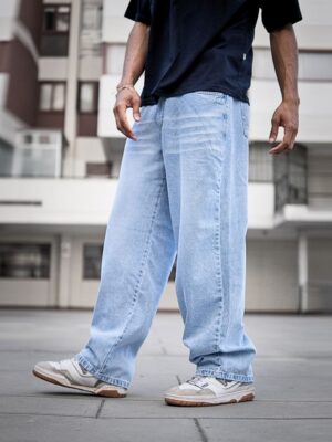 Pantalón  Baggy  Jean Celeste / Unisex