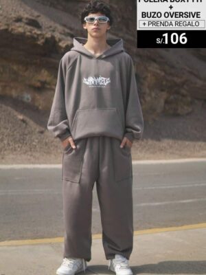 Pack: Buzos Oversive + Polera Boxy Fit I