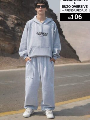 Pack: Buzos Oversive + Polera Boxy Fit V