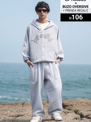 Pack: Zip Hoodies +Buzo Oversive + Prenda de regalo / Unisex  III